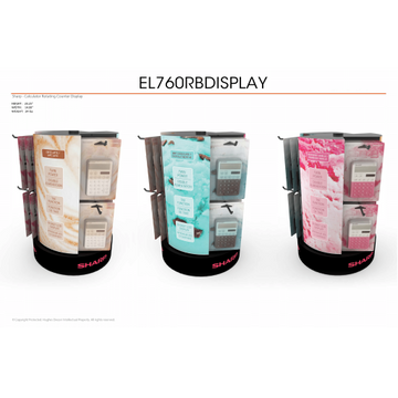EL760 Display / Présentoir