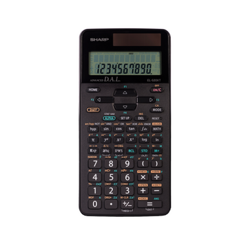 SHARP EL520XTBK 420 Functions 12-Digit Scientific Calculator
